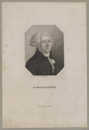 Bildnis des Maximilien de Robespierre