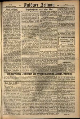 Zweite Ausgabe vom Mittwoch, den 04. April 1928.