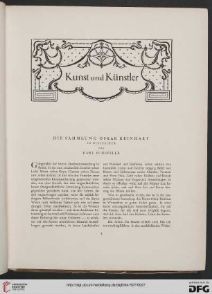 Die Sammlung Oskar Reinhart: in Winterthur