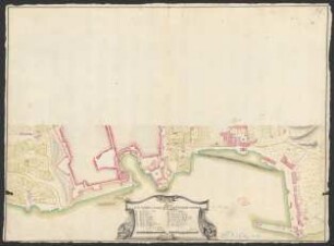 Plan de Castel a Mare avec ses environs et partie de Palermo
