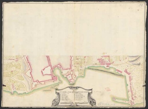 Plan de Castel a Mare avec ses environs et partie de Palermo