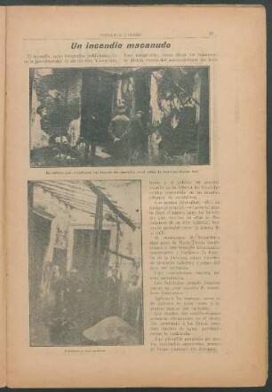 Un incendio macanudo