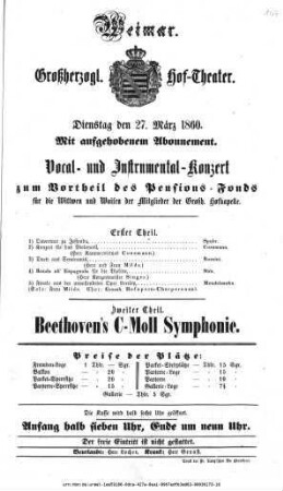 Vocal- und Instrumental-Konzert