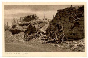 Nr. 217m: Zerstörtes Gehöft b. Laon