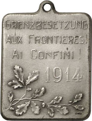 Huguenin, Henri: Schweizer Grenzbesetzung