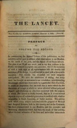 The lancet. 2, [a.] 1824