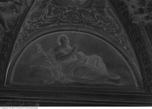 Gewölbefresken, Wand gegenüber dem Altar, Lünette: Spes