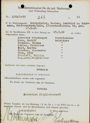 Schönthaler, Gustav
