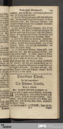 Psalmen-Lieder.