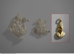 Amulett in Gestalt einer Isis-Büste