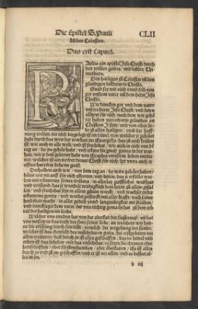 Die Epistel S. Pauli Zu den Colossern.