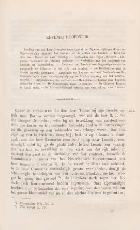 Zevende hoofdstuk. Zending van den heer Gronovius naar Landak. - ...