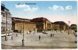 Leipzig. Hauptbahnhof