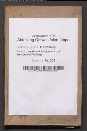 Übergabe des Herzoglich von Croyschen Gutes Engar an den neuen Pächter Mette