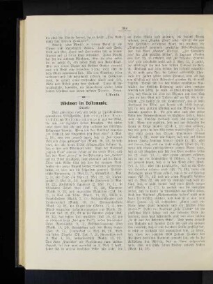 Bibelwort im Volksmunde. (Schluß.)