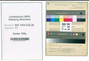 Entnazifizierung Willy Konke , geb. 22.05.1901 (Stadtinspektor)