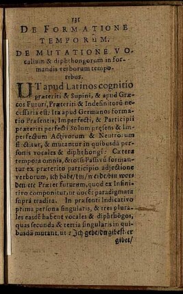 De Formatione Temporum.