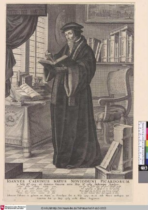 IOANNES CALVINUS NATUS NOVIODUNI PICARDORUM