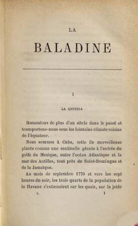La Baladine, 1