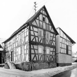 Fachwerkwohnhaus; Nidda, Steinstraße 1A