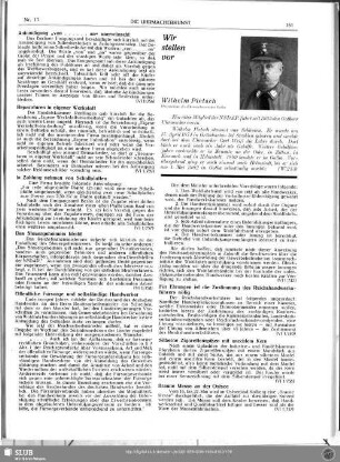 Wir stellen vor : Wilhelm Pietsch
