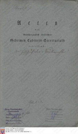 Neukäufler (senior), (N.N.), Hofsänger, Hofschauspieler in Darmstadt