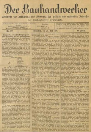 20. Juli 1895, Nr. 29