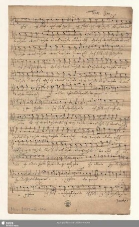 Tenor. Chor.