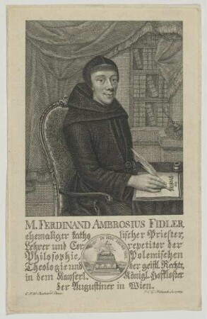 Bildnis des Ferdinand Ambrosius Fidler