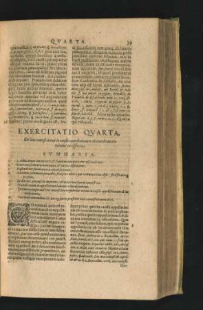Exercitatio Quarta. De litis contestatione in causis appellationum ab interlocutoria minime necessaria.