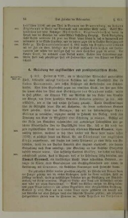 6. Gründung der anglikanischen und presbyterianischen Kirche
