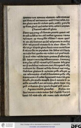 C. Nemo qui pauper est famam pecunie querit multe, nisi ut fallat, ita etiam nullus ignarus virtutis opinionem...