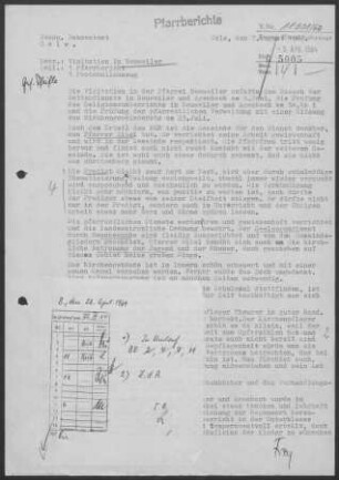 Neuweiler (Lkr. Calw) mit Hofstett und Agenbach: Visitationsbericht mit Pfarrbericht 1963
