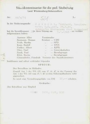 Heinert, Berhard