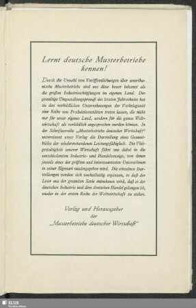 Lernt deutsche Musterbetriebe kennen!