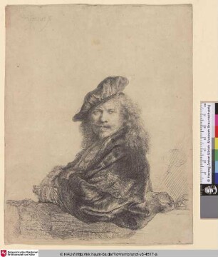[Selbstbildnis mit aufgelehntem Arm; Self-Portrait Leaning on a Stone Sill; Rembrandt appuyé]