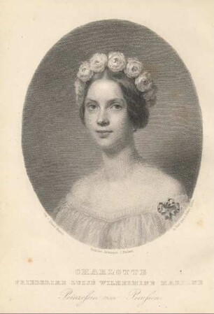Charlotte Friederike Luise Wilhelmine Mariane. Prinzessin von Preussen