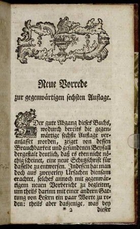 Neue Vorrede zur gegenwärtigen sechsten Auflage.