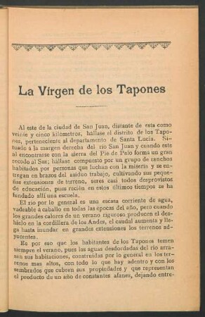 La virgen de los tapones