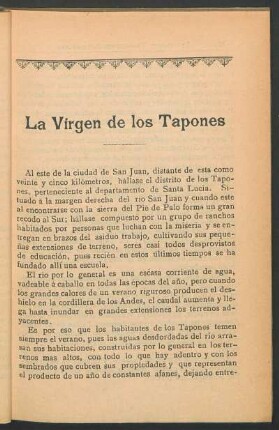 La virgen de los tapones