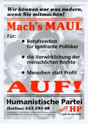 HP, Bundestagswahl 1998
