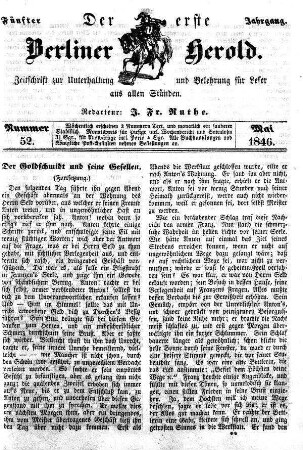 Nummer 52, Mai 1846