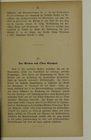 IV. Der Norden und Osten Europas