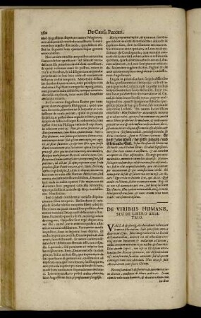 De Viribus Humanis, Seu De Libero Arbitrio.