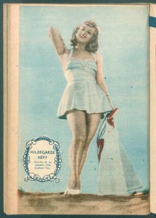 Hildegarde Neff (strella de los 20th Century Fox.) - [Fotografía]