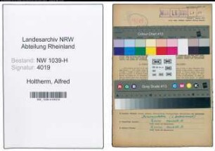 Entnazifizierung Alfred Holtherm , geb. 13.02.1898 (Angestellter)