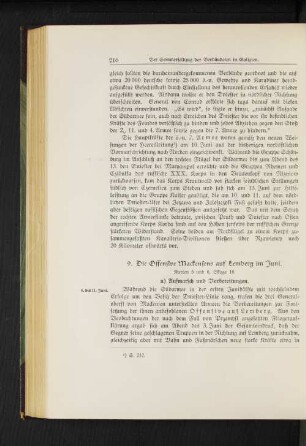 a) Aufmarsch und Vorbereitungen.