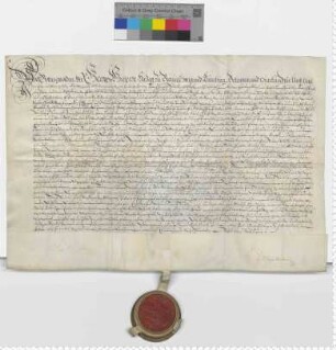 Lehnbrief Herzog Georg Wilhelms zu Braunschweig und Lüneburg für Franz Heinrich von Spörcken und seine Brüder Hartwig Ulrich und Jobst Franz von Spörcken, weiland Franz Joachims Söhne, sodann eventualiter deren Vetter Werner Hermann von Spörcken über die Güter in Testorf u. a.