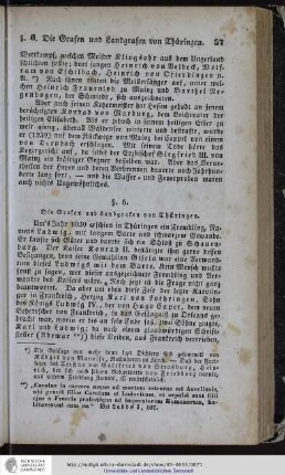 §6. Grafen und Landgrafen von Thüringen.