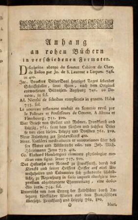 O1r-O6v, Anhang an rohen Büchern in verschiedenen Formaten